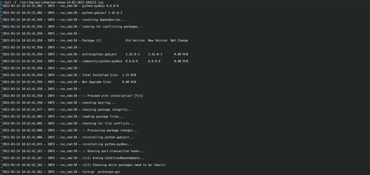 Live log using tail -f for getting real-time build info