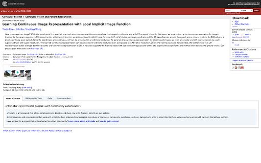 Video have been added to a relevant research paper.