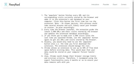 Instructions Page