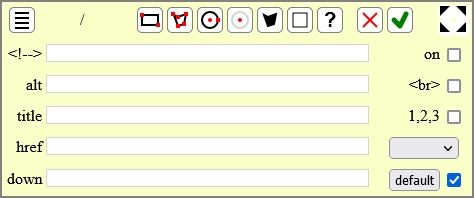 Edit comment and attributes.