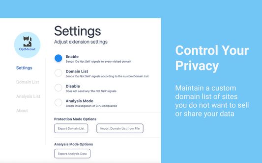 Create your individual settings