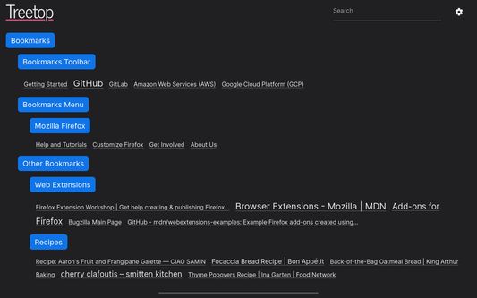 Treetop supports light and dark color schemes.