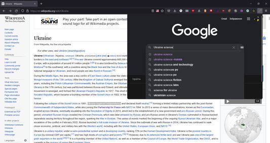 Using keybinding Alt+Shift+F you can gain quick access to Google search prompt without changing tab and breaking the working flow.