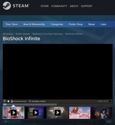 Video player with replaced button