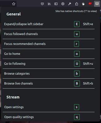 Twitch popup