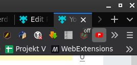 Toolbar icon ON