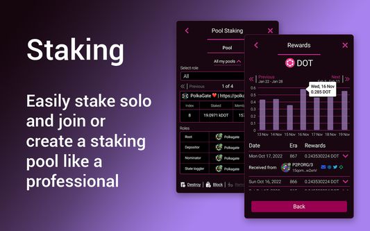 Fully support of Staking