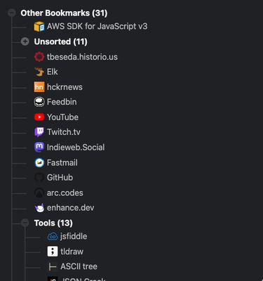 Automatic dark mode based on system preferences.