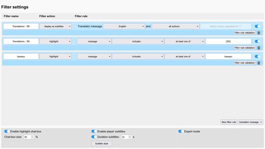 Light-Theme of settings-page