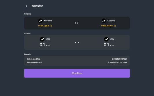 Transfer view