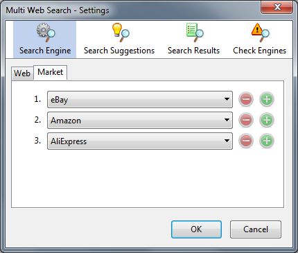 Settings Search Engine (Market)