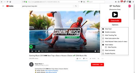 It's easy to configure DF YouTube to hide only what you want to. Disable autoplay is a newer feature that users love.